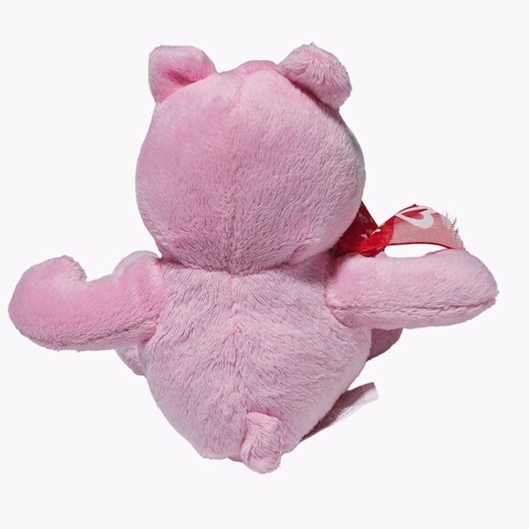 Greenbrier Valentines Day Teddy Bear 7 in Plush Kiss Scarf Hearts Stuffed Animal - Picture 3 of 6
